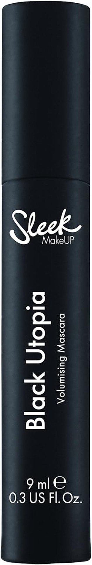 Sleek MakeUP Black Utopia Volumising Mascara, Instand Volume High Impact Mascara, Black, 9ml Sleek MakeUP Black Utopia Volumising Mascara, Instand Volume High Impact Mascara, Black, 9ml
