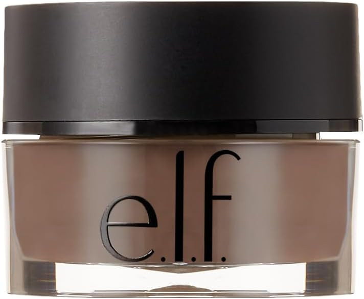 e.l.f. Lock On Liner And Brow Cream, Lightweight, Creamy, Versatile, Defines, Sculpts, Shades, Contours, Espresso, 5.5 g (Pack of 1)