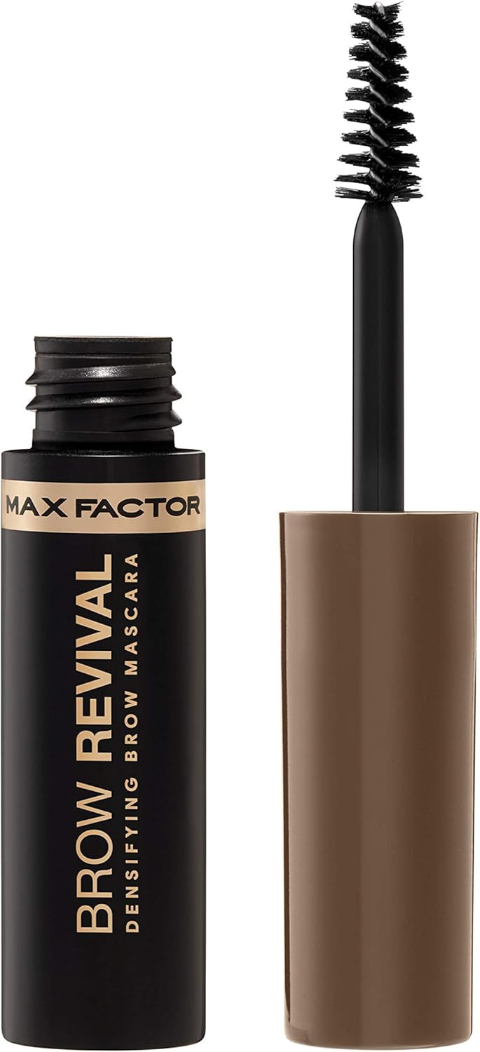 Max Factor Brow Revival Densifying Eyebrow Gel with Oils and Fibers Shade Grey 004