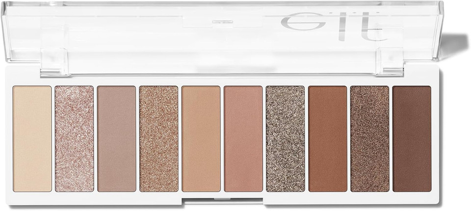 e.l.f. Perfect 10 Eyeshadow Palette, Ten Ultra-pigmented Vibrant Shades, Smooth, Creamy & Blendable Formula, Vegan & Cruelty-free, Intergalactic e.l.f. Perfect 10 Eyeshadow Palette, Ten Ultra-pigmented Vibrant Shades, Smooth, Creamy & Blendable Formula, Vegan & Cruelty-free, Intergalactic