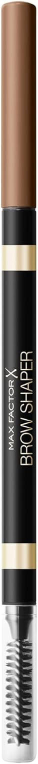 Max Factor Brow Shaper Pencil 30 Deep Brown, 1g (Pack of 2)
