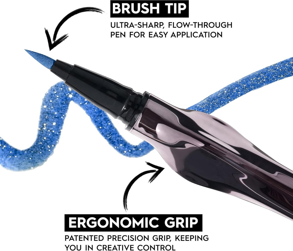 Urban Decay 24/7 Ink Eyeliner Pen, Water and Smudge Resistant, Long Lasting, Vegan, Brush tip