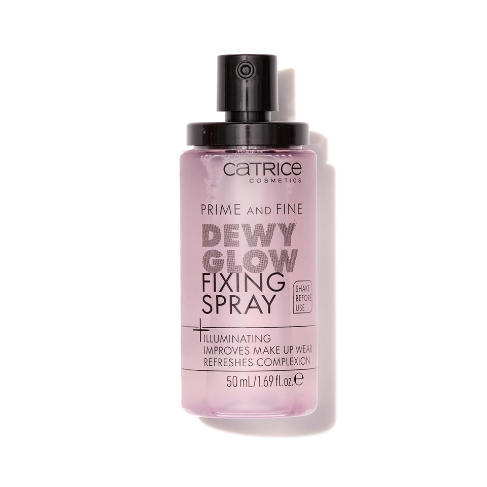 Catrice | Prime & Fine Illuminating Dewy Glow Spray | Transparent And Fast Drying Fixing Spray| Paraben Free & Vegan | Cruelty Free (Pack Of 1)1.69 Fl Oz (Pack Of 1)