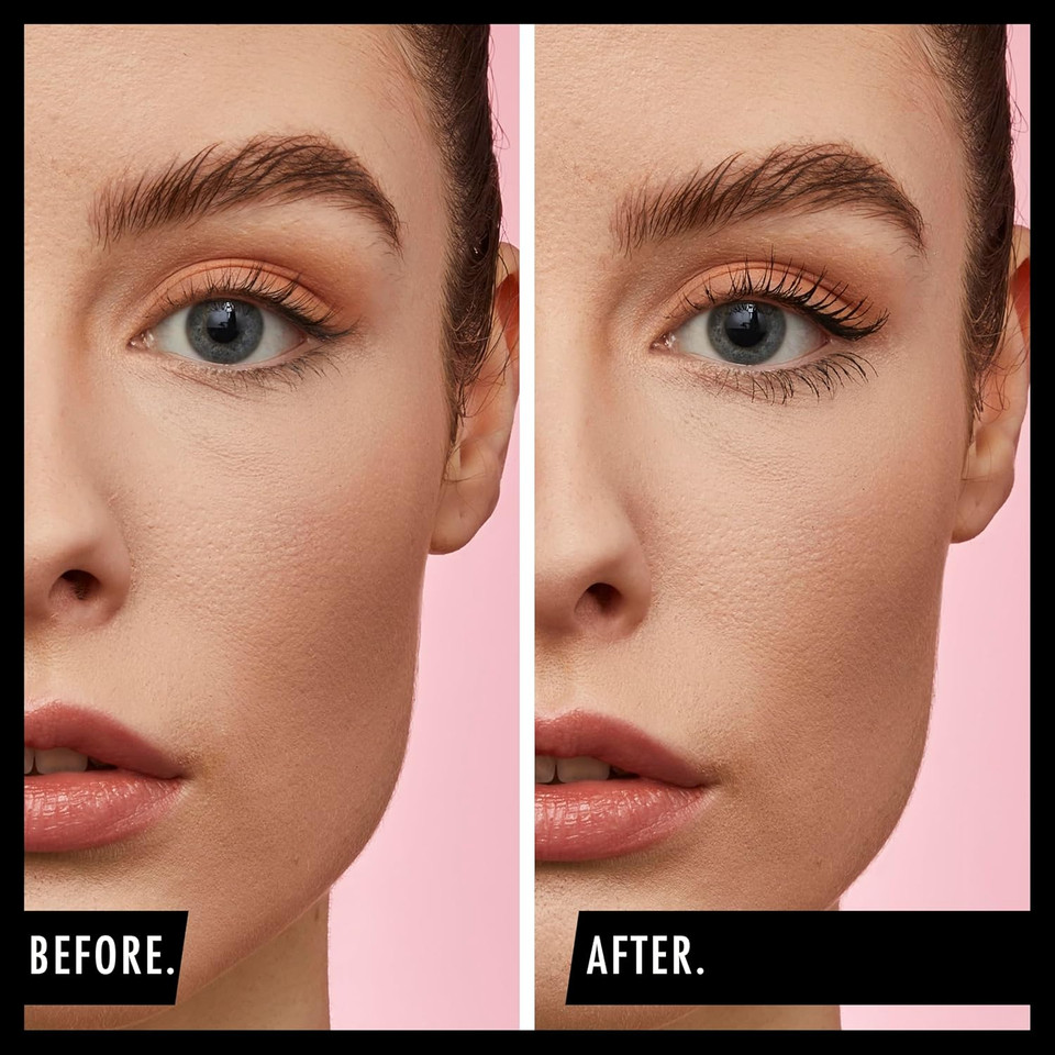 Sleek MakeUP Black Utopia Volumising Mascara, Instand Volume High Impact Mascara, Black, 9ml (Pack of 2)