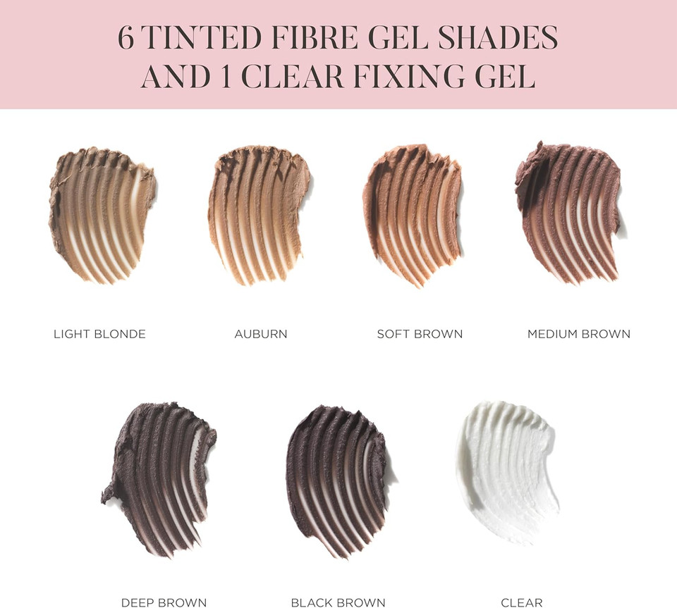 EasyBrow Medium Brown from Sculpted by Aimee - Travel-Friendly, Double-Ended, Vegan 2-in-1 Tinted Fibre or Clear Eyebrow Gel with Spoolie EasyBrow Medium Brown from Sculpted by Aimee - Travel-Friendly, Double-Ended, Vegan 2-in-1 Tinted Fibre or Clear Eyebrow Gel with Spoolie