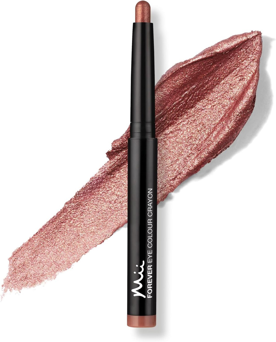 Mii Cosmetics Forever Eye Colour Crayon, Long-Lasting Cream Eyeshadow Stick, Lightweight & Crease-Resistant, Buildable Creamy Eyeshadow, Multipurpose Eye Makeup, Copper with Pink Shimmer, Copper Glow Mii Cosmetics Forever Eye Colour Crayon, Long-Lasting Cream Eyeshadow Stick, Lightweight & Crease-Resistant, Buildable Creamy Eyeshadow, Multipurpose Eye Makeup, Copper with Pink Shimmer, Copper Glow