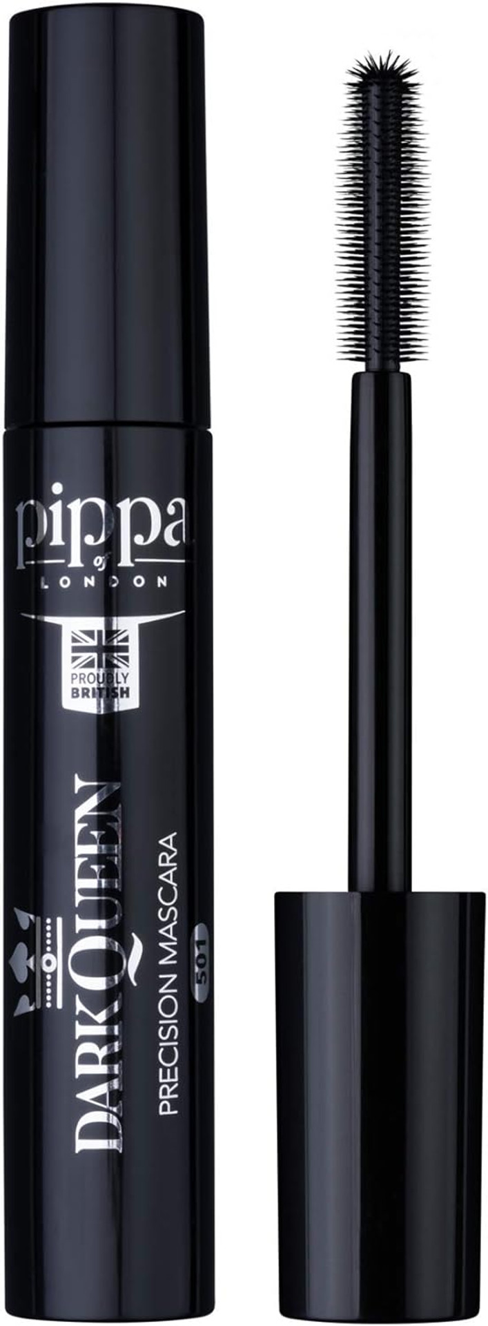 Pippa of London Dark Queen Eye Mascara (501) - Volumising and Curling Mascara