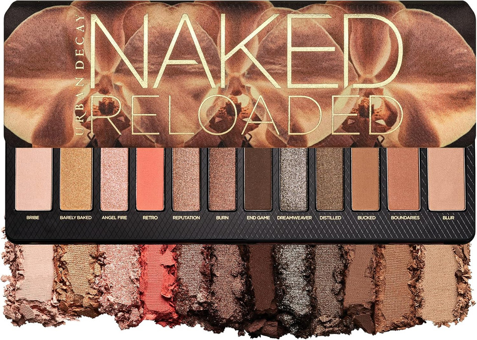 Urban Decay Naked Heat Eyeshadow Palette, 12 Amber Tones
