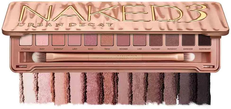 Urban Decay Naked Heat Eyeshadow Palette, 12 Amber Tones