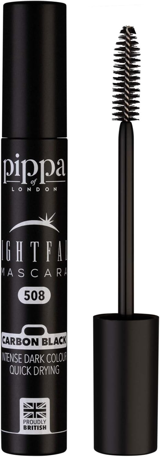 Pippa of London Nightfall Mascara Black 508 - Clump Free Lengthening and Volume Mascara