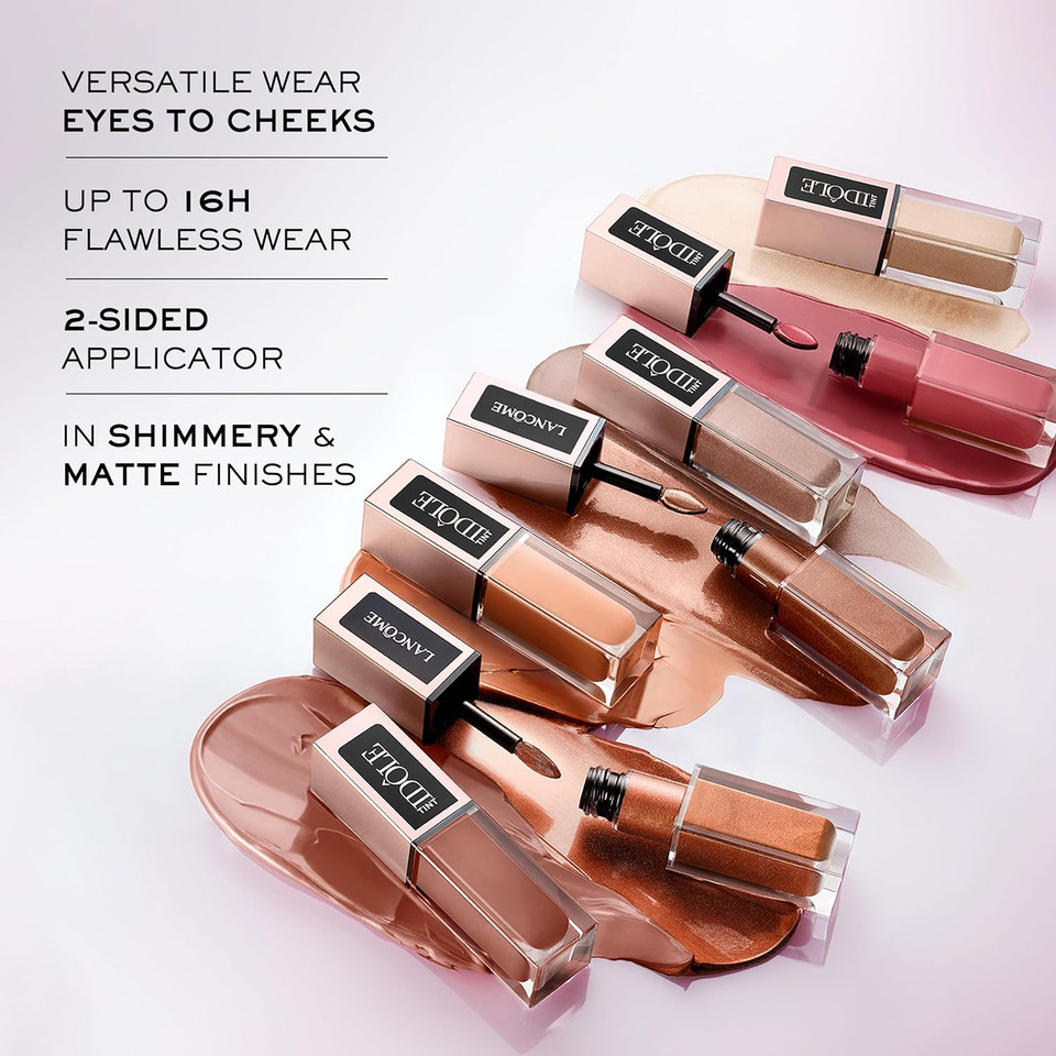 Lancôme Idôle Tint Long Wear Liquid Eyeshadow & Eyeliner, Multi-Use Eye Makeup in Shimmery & Matte Finishes, Buildable Colour & Up to 16H of Wear, 7ml