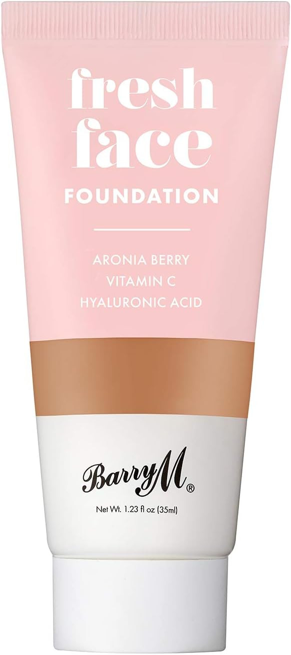 Barry M Cosmetics Fresh Face Lightweight Liquid Foundation Infused With Hyaluronic Acid And Vitamin C, Shade 13
