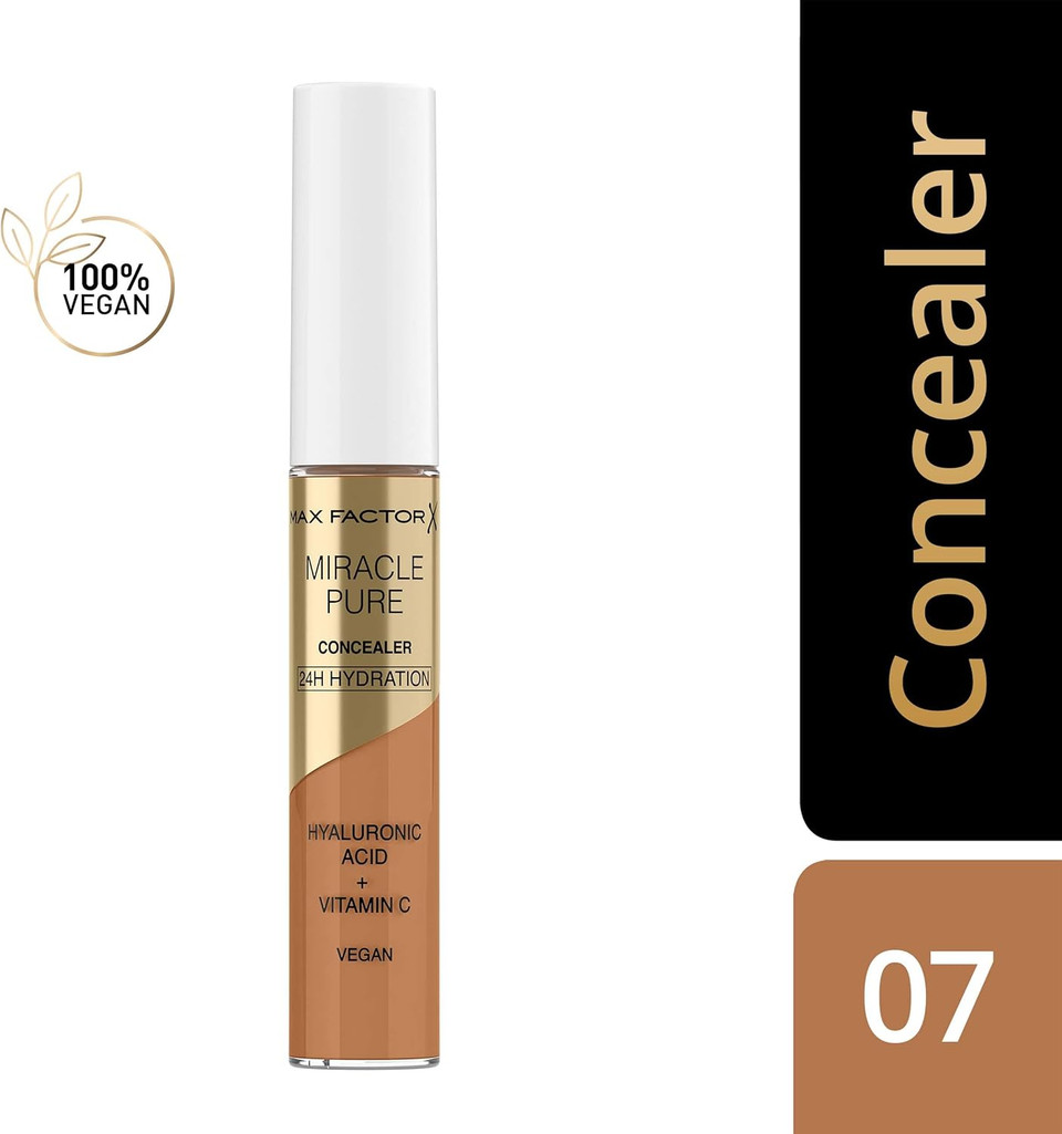 Max Factor Miracle Pure Concealer With Vitamin C & Hyaluronic Acid, Shade 07