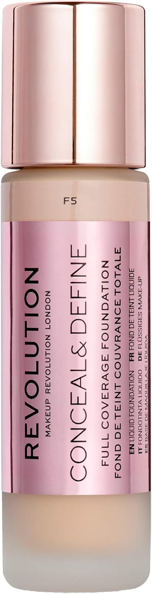 Revolution Beauty London, Conceal and Define Foundation F13.5 23 ml