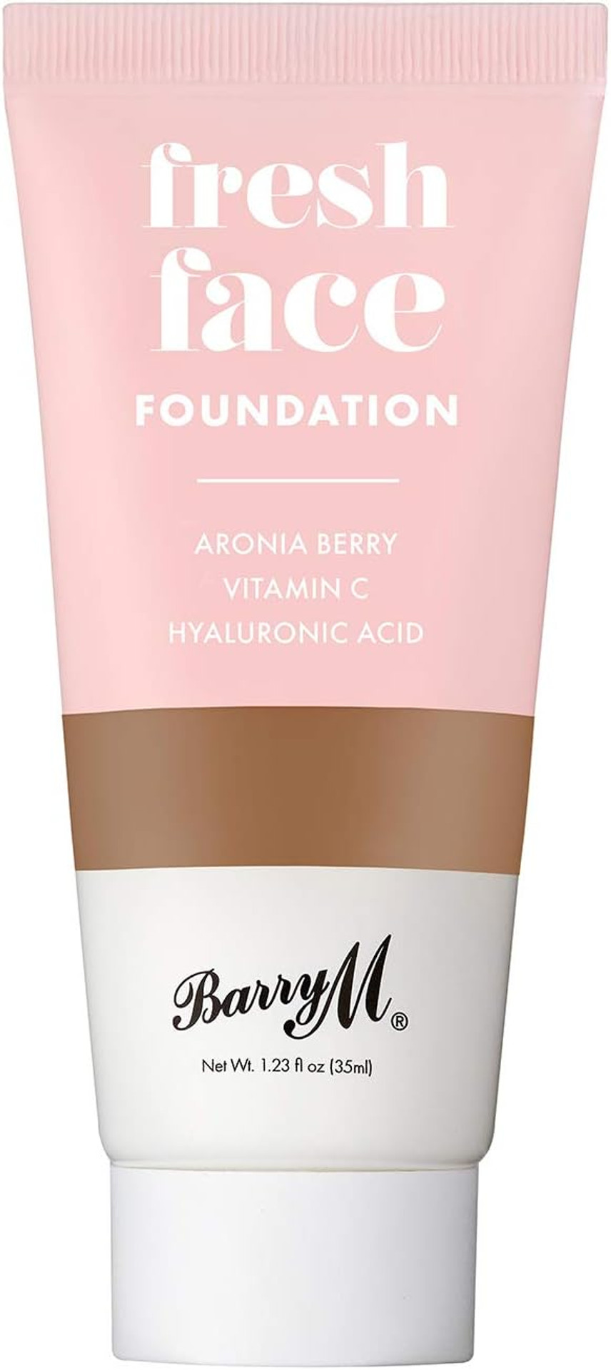 Barry M Cosmetics Fresh Face Lightweight Liquid Foundation Infused With Hyaluronic Acid And Vitamin C, Shade 14 Barry M Cosmetics Fresh Face Lightweight Liquid Foundation Infused With Hyaluronic Acid And Vitamin C, Shade 14