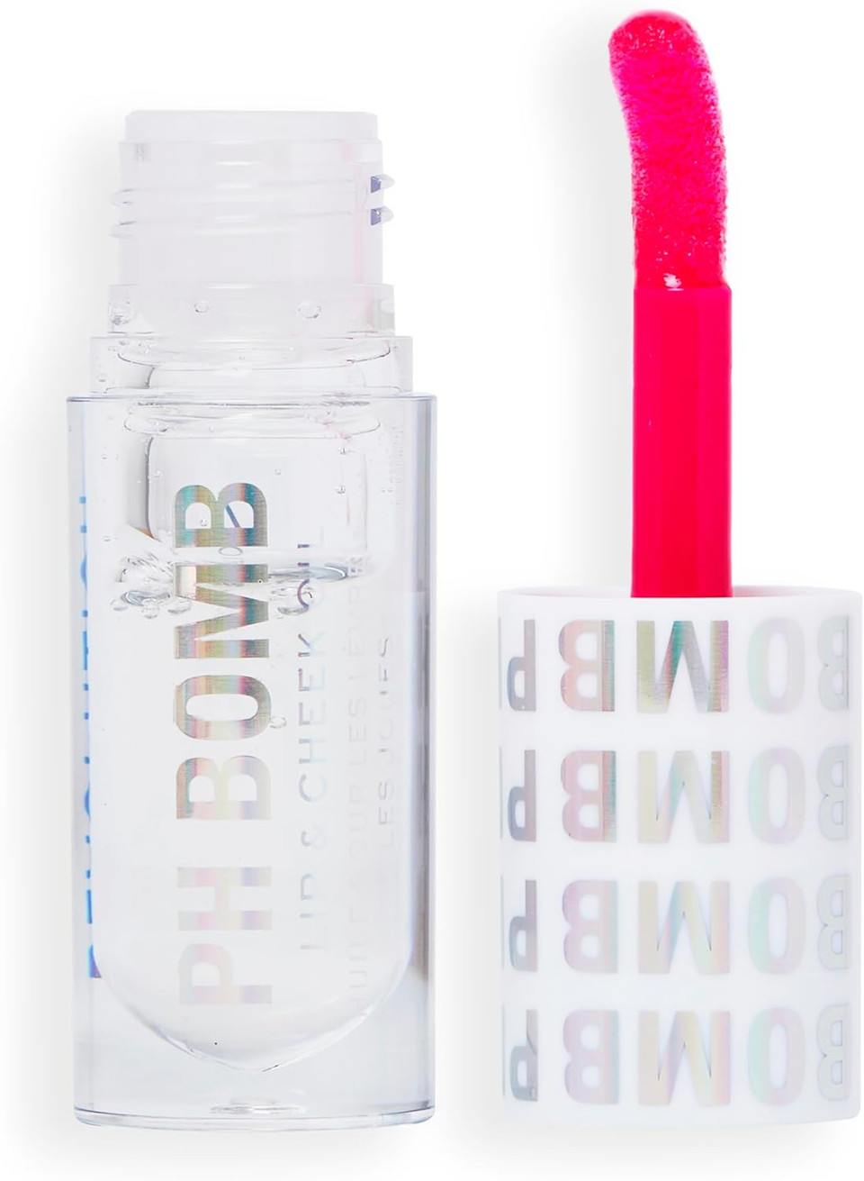 Makeup Revolution, PH Bomb Lip & Cheek Oil, Adapting & Buildable Formula, Universal Shade, 4.5 ml