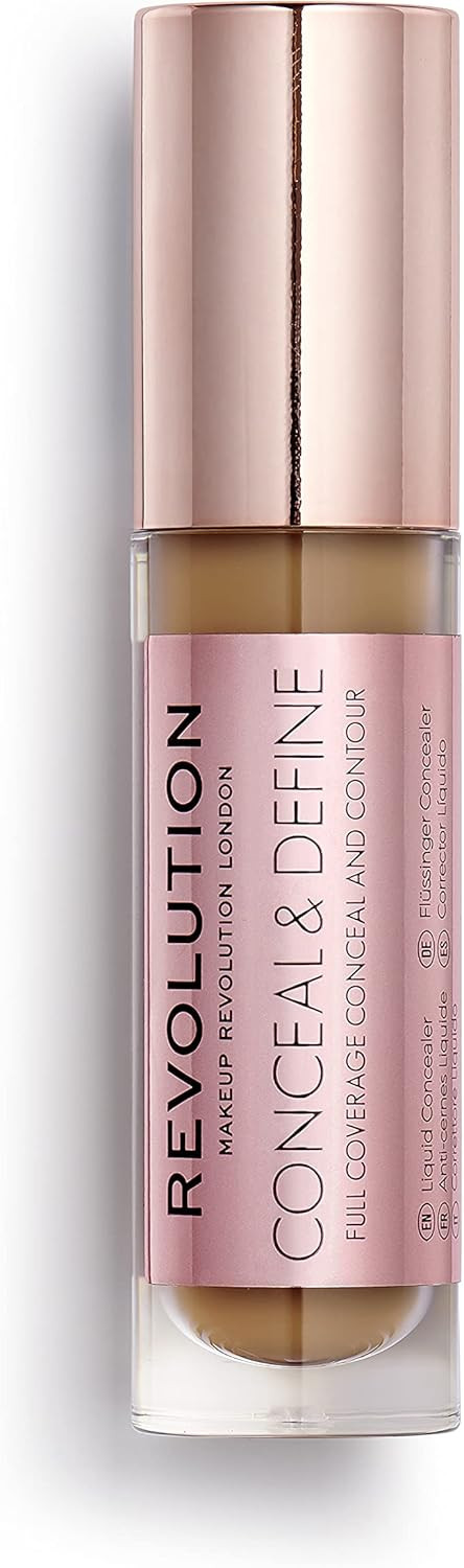 Revolution Conceal & Define Concealer C1, beige