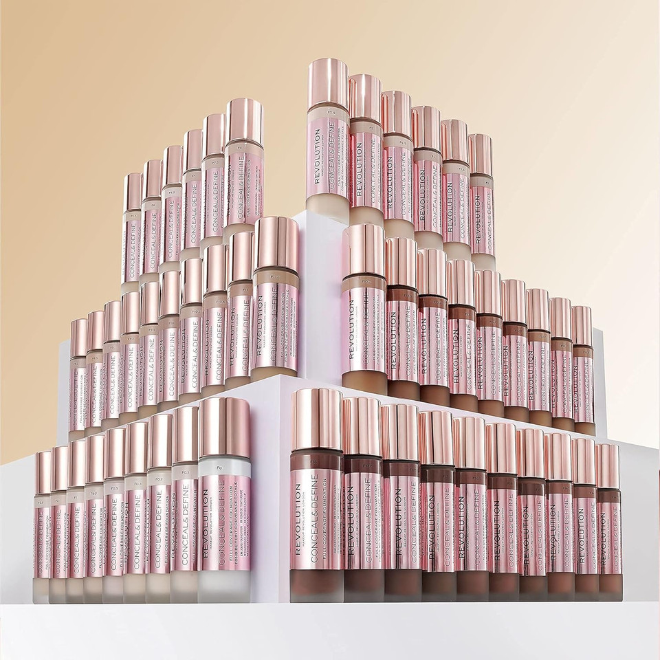 Revolution Beauty London, Conceal and Define, Foundation, F11, 23ml