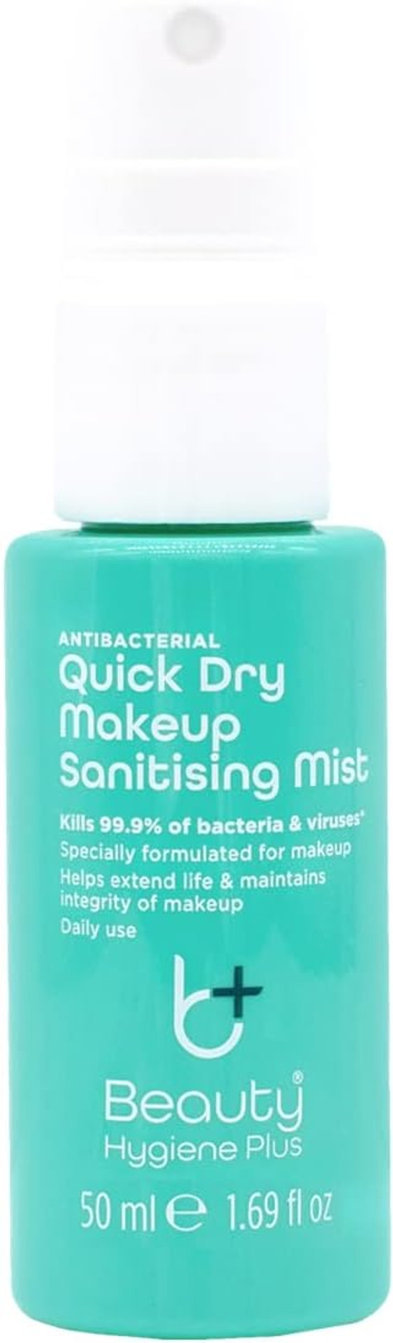 Beauty Hygiene Plus Makeup Sanitising Mist Quick Dry Antibacterial & Antiviral 50ml Beauty Hygiene Plus Makeup Sanitising Mist Quick Dry Antibacterial & Antiviral 50ml