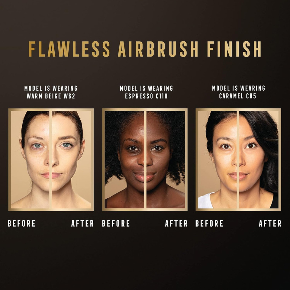 Max Factor Facefinity 3-in-1 All Day Flawless Liquid Foundation, SPF 20 - 110 Espresso, 30 ml