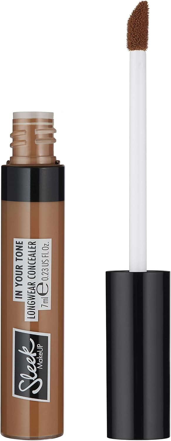 Sleek MakeUP In Your Tone Longwear Concealer, Hides Dark Circles and Covers Blemishes, Buildable Medium to Full Coverage, 5W, 7ml