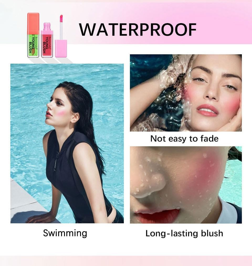 Liquid Blush, Moisturizing Blush Liquid for Cheeks, Dewy Finish Face Blush for Natural Looks, Weightless & Long Lasting Blush Makeup (Pink) Liquid Blush, Moisturizing Blush Liquid for Cheeks, Dewy Finish Face Blush for Natural Looks, Weightless & Long Lasting Blush Makeup (Pink)