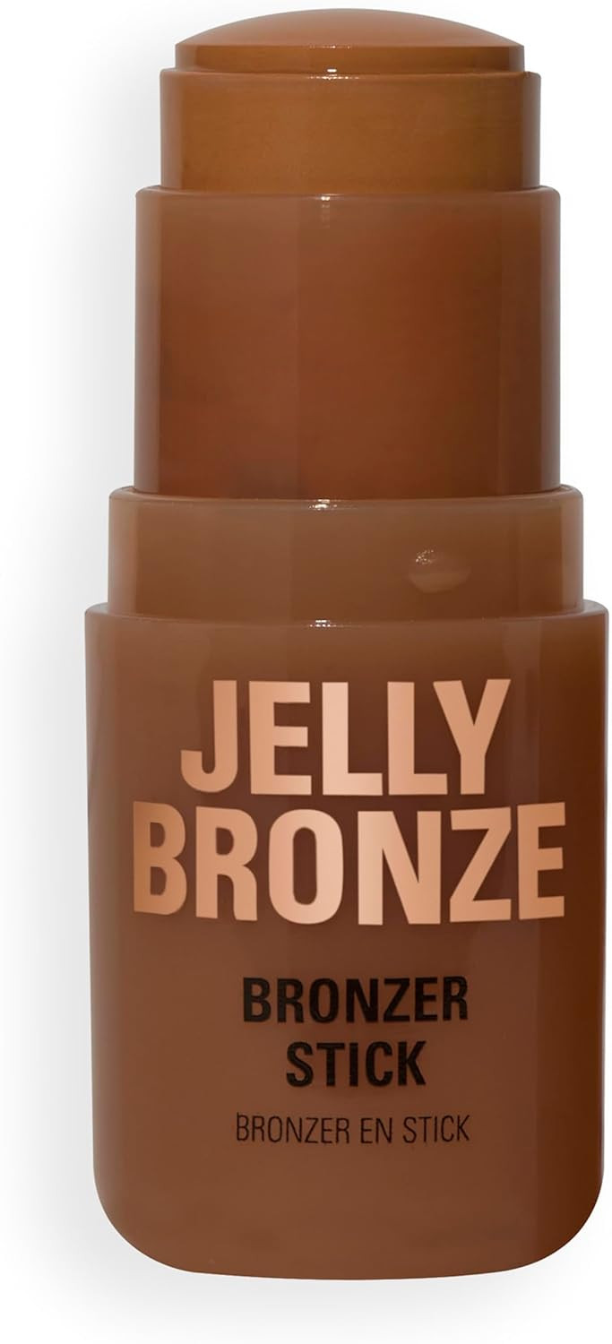 Revolution Jelly Bronzer Tint, Bronzing Makeup for a Sun-Kissed Glow to Cheeks, Vegan & Cruelty-Free, Dark Cocoa, 8g