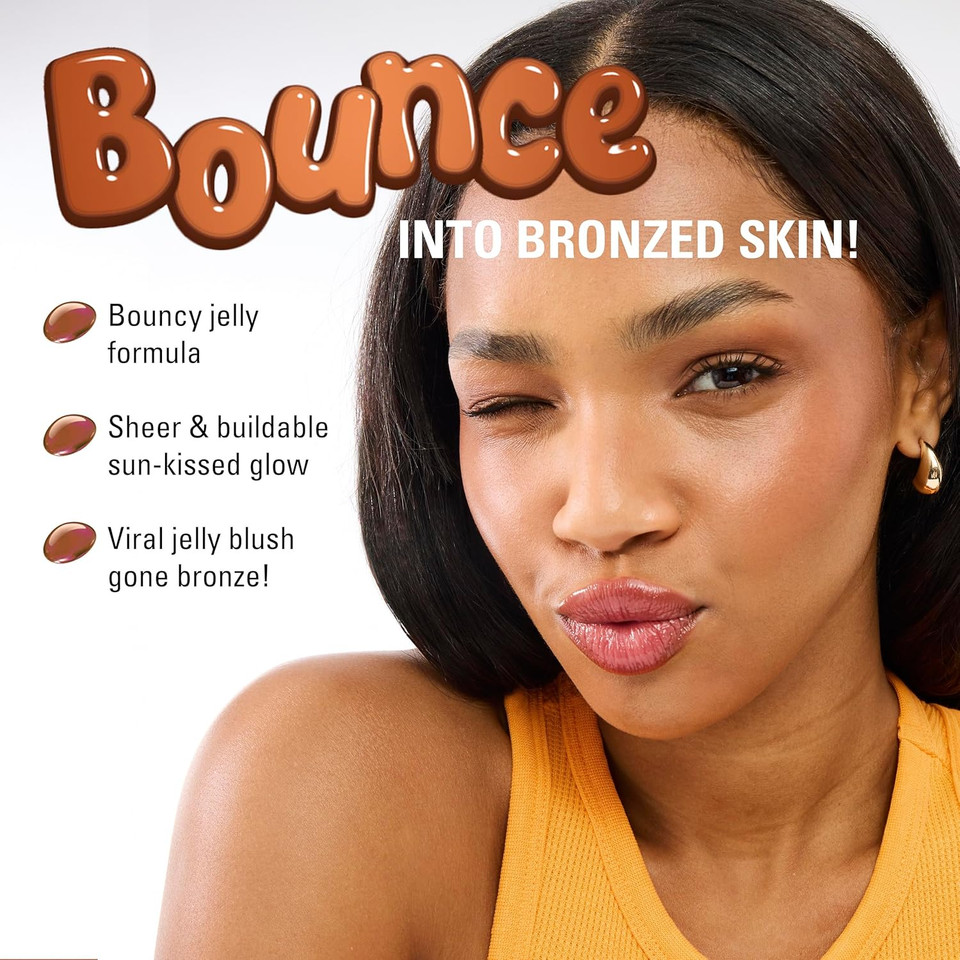 Revolution Jelly Bronzer Tint, Bronzing Makeup for a Sun-Kissed Glow to Cheeks, Vegan & Cruelty-Free, Dark Cocoa, 8g