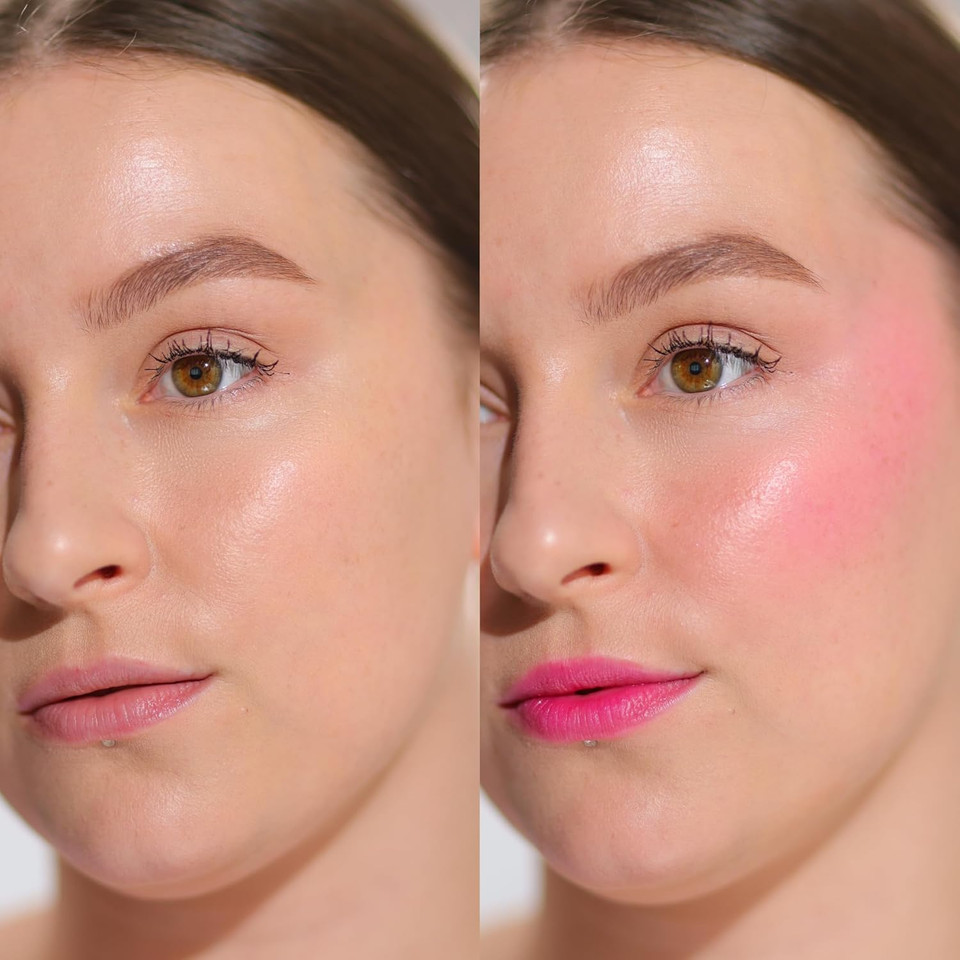 Revolution Beauty, Jelly Blush Stick Lip & Cheek Stain, Long-Lasting & Buildable with Hyaluronic Acid & Aloe, Vegan & Cruelty-Free, Strawberry Red Revolution Beauty, Jelly Blush Stick Lip & Cheek Stain, Long-Lasting & Buildable with Hyaluronic Acid & Aloe, Vegan & Cruelty-Free, Strawberry Red