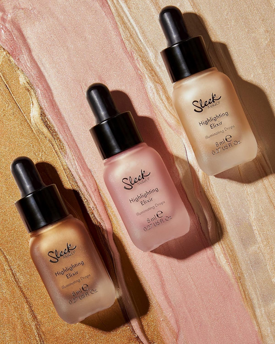 Sleek MakeUP Highlighting Elixir, Liquid Highlighter Illuminating Drops for a Radiant Glow, SUN.LIT, 8ml Sleek MakeUP Highlighting Elixir, Liquid Highlighter Illuminating Drops for a Radiant Glow, SUN.LIT, 8ml