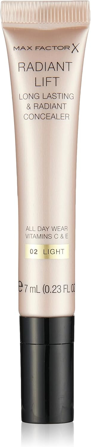 Max Factor Radiant Lift Hydrating and Brightening Concealer, Vitamins C and E, Fair, 7ml