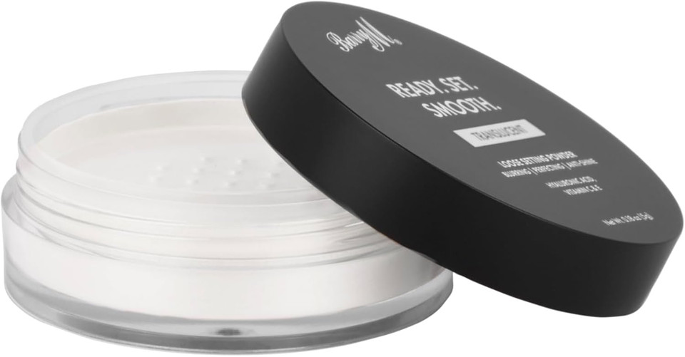 Barry M Ready, Set, Smooth Loose Setting Powder, Shade Translucent |Smooth, Lightweight Powder