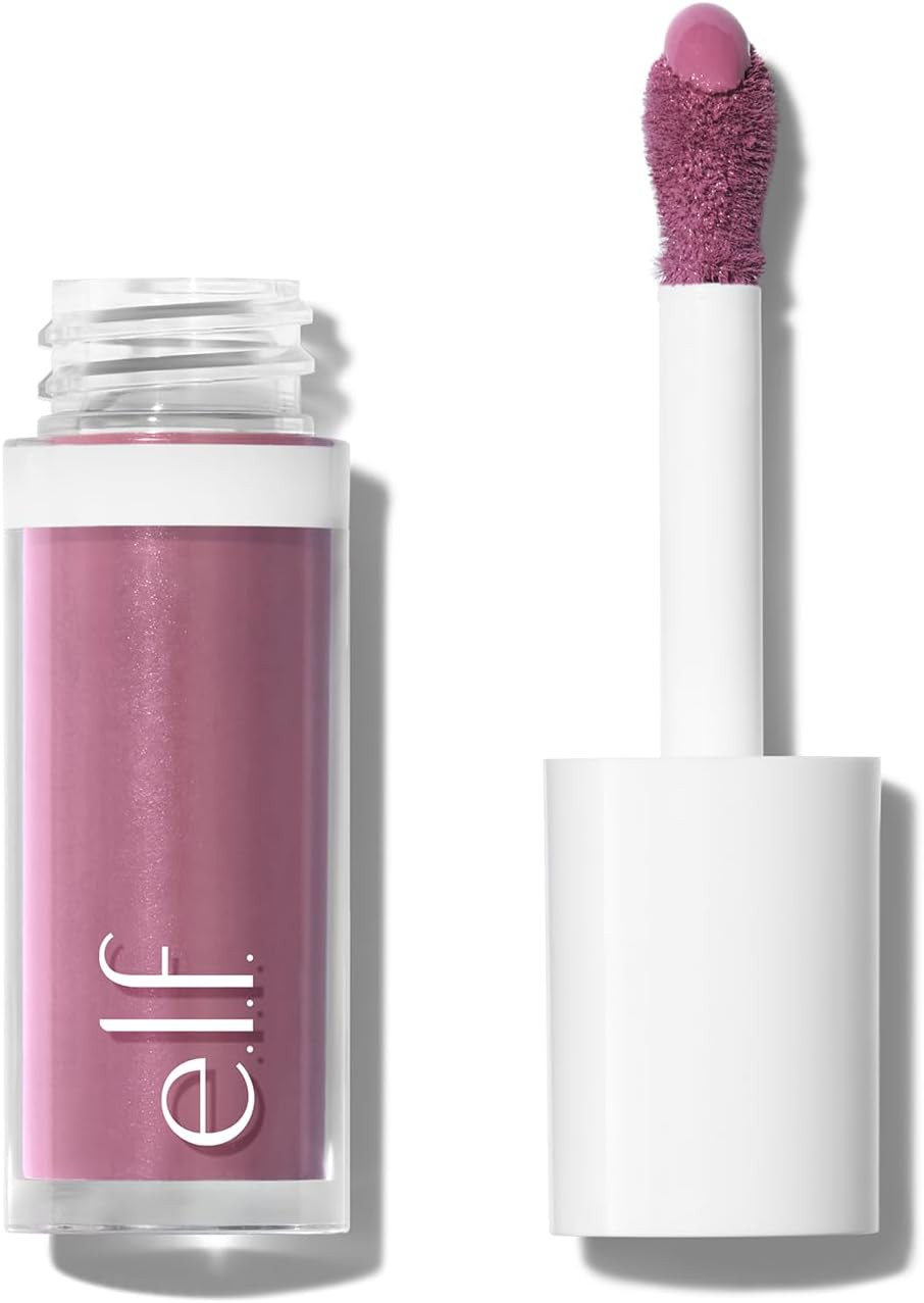 E.L.F. Camo Liquid Blush, Long-Lasting Liquid Blush For High-Pigment Color, Creates A Soft, Dewy Finish, Vegan & Cruelty-Free, Bold-Faced Lilac