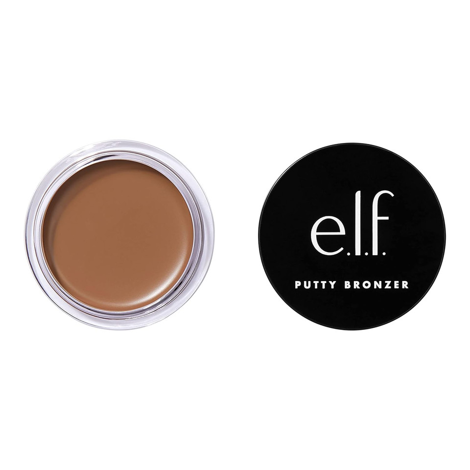 E.L.F. Putty Bronzer, Creamy & Highly Pigmented Formula, Creates A Long-Lasting Bronzed Glow, Infused With Argan Oil & Vitamin E, Golden Daze, 0.35 Oz (10G)