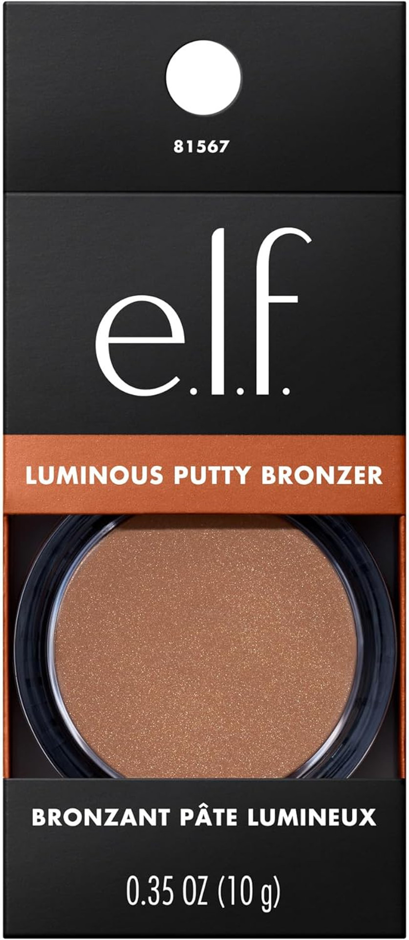E.L.F. Luminous Putty Bronzer, Lightweight Putty-To-Powder Bronzer For A Radiant, Glowing Finish, Highly Pigmented, Vegan & Cruelty-Free, Summer Fridays