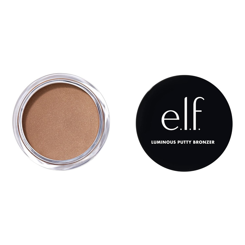 E.L.F. Luminous Putty Bronzer, Lightweight Putty-To-Powder Bronzer For A Radiant, Glowing Finish, Highly Pigmented, Vegan & Cruelty-Free, Summer Fridays