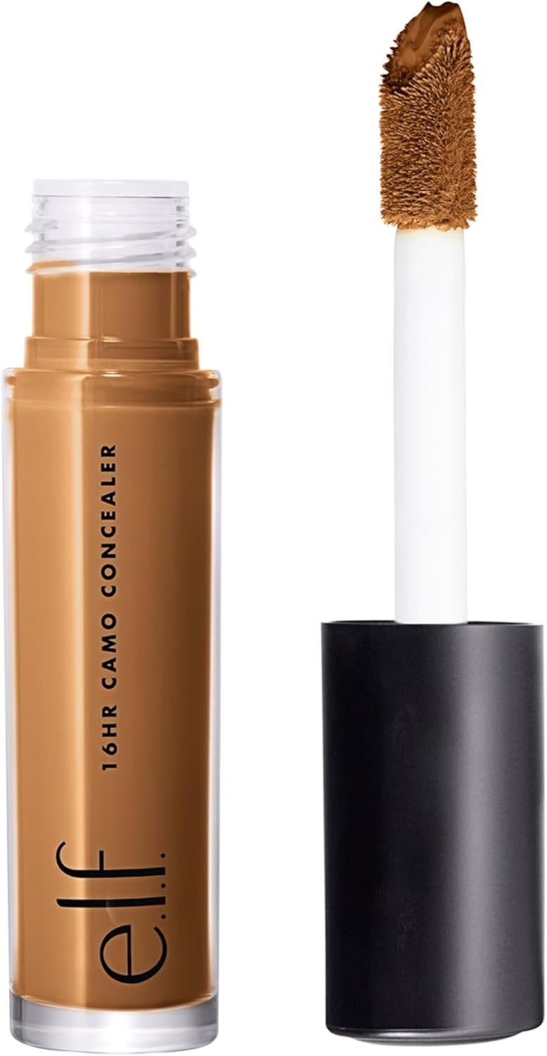 e.l.f. 16HR Camo Concealer, Rich Chocolate, 1 Count (Pack of 1)