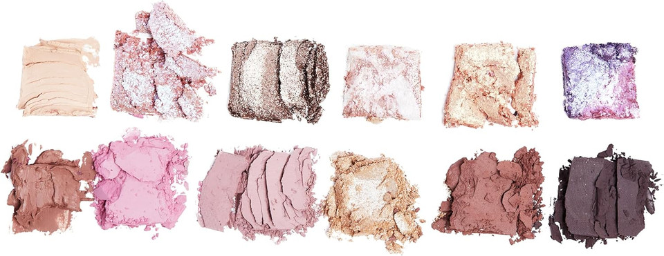 Makeup Revolution, The True Icon Bronze Eyeshadow Palette, Cream, Matte & Shimmer Finishes, 12 Blendable Shades