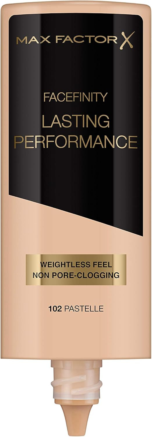 Max Factor Lasting Performance Long-Lasting Liquid Foundation - 102 Pastelle, 35 ml