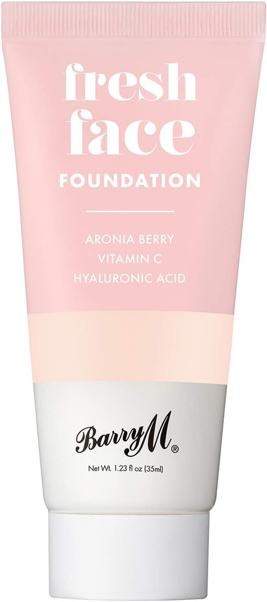 Barry M Cosmetics Fresh Face Lightweight Liquid Foundation Infused With Hyaluronic Acid And Vitamin C, Shade 10 Barry M Cosmetics Fresh Face Lightweight Liquid Foundation Infused With Hyaluronic Acid And Vitamin C, Shade 10