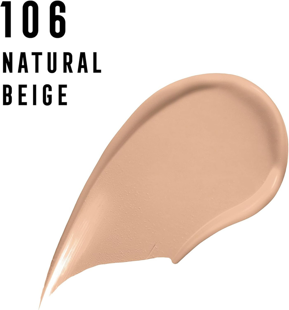 Max Factor Lasting Performance Liquid Foundation, 108 Honey Beige, Full Coverage, Flawless and Radiant Finish, Lightweight Formula, Smudge Resistant, Non Pore-Clogging, Fragrance Free, 35ml