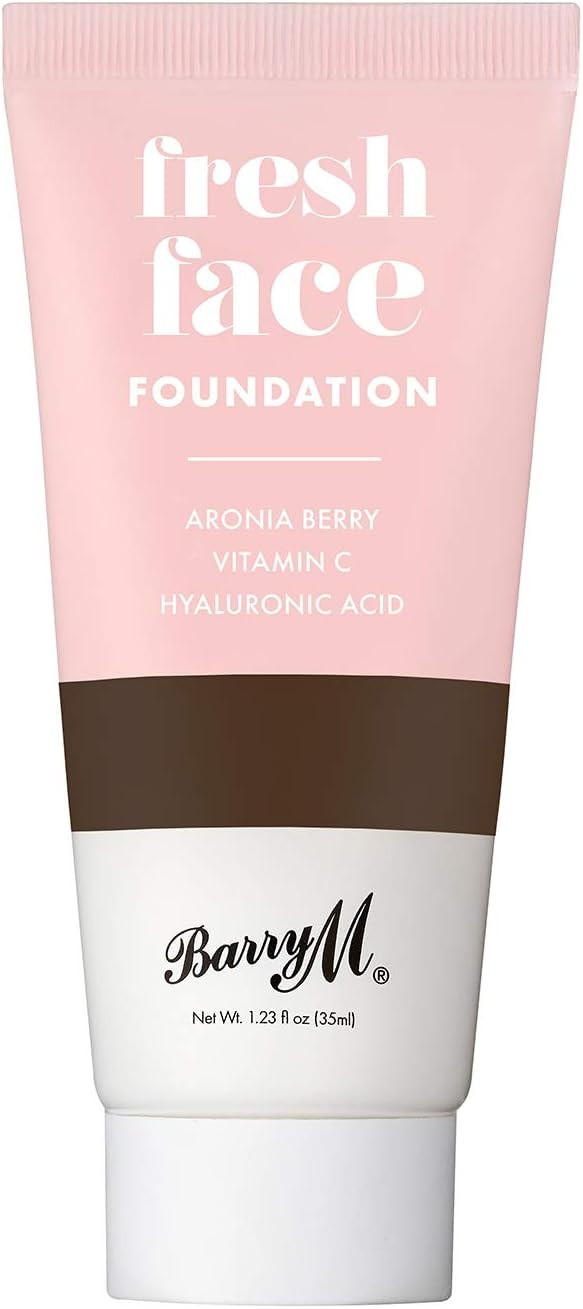 Barry M Cosmetics Fresh Face Lightweight Liquid Foundation Infused With Hyaluronic Acid And Vitamin C, Shade 3, 1 count