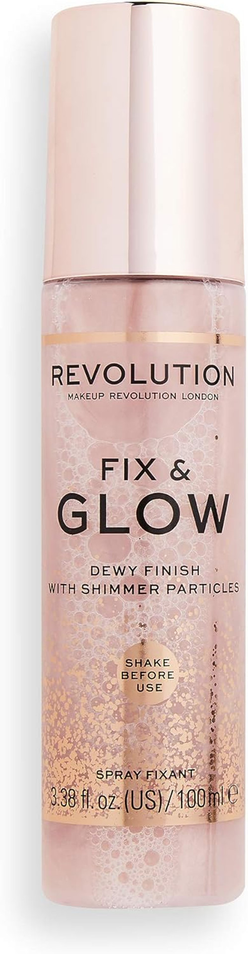 Revolution Beauty Fix & Glow Fixing Spray, Illuminating & Hydrating, Vegan & Cruelty-Free, 100ml Revolution Beauty Fix & Glow Fixing Spray, Illuminating & Hydrating, Vegan & Cruelty-Free, 100ml