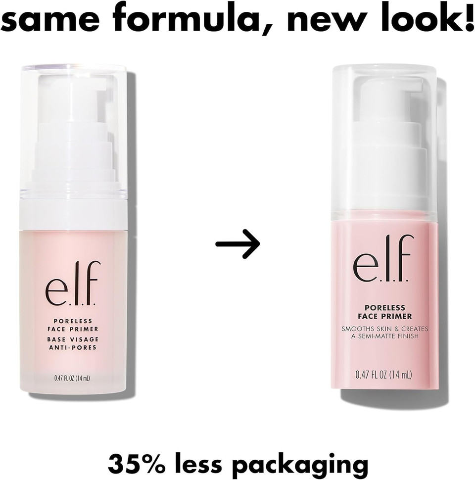 e.l.f. Hydrating Face Primer, Lightweight, Long Lasting, Creamy, Hydrates, Smooths, Fills in Pores and Fine Lines, Natural Matte Finish, Infused with Vitamin E, 0.47 Oz e.l.f. Hydrating Face Primer, Lightweight, Long Lasting, Creamy, Hydrates, Smooths, Fills in Pores and Fine Lines, Natural Matte Finish, Infused with Vitamin E, 0.47 Oz