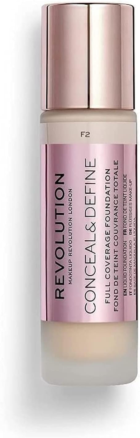 Revolution Beauty London, Conceal and Define, Foundation, F16, 23ml