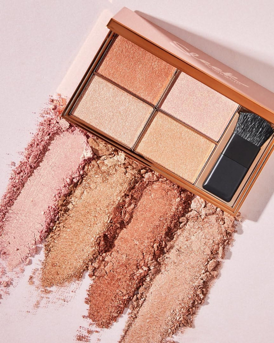 Sleek MakeUP Highlighting Palette, Four Dazzling Shades for a Supercharged Glow, Long Lasting and Lightweight, Intense Colour, Copperplate Sleek MakeUP Highlighting Palette, Four Dazzling Shades for a Supercharged Glow, Long Lasting and Lightweight, Intense Colour, Copperplate