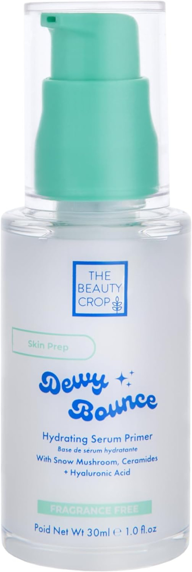 The Beauty Crop Dewy Bounce Serum Primer - Hydrating Gel-Serum Primer for Flawless Finish - 30 ml