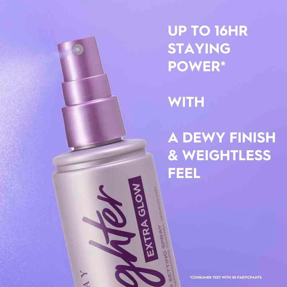 Urban Decay All Nighter Makeup Setting Spray With Extra-Glow Finish