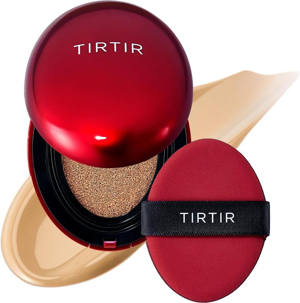 TIRTIR Mask Fit Red Cushion Foundation | Full coverage, Weightless, Skin fit, Satin Glow Finish, Korean Makeup, beauty, Tattoo cover up, Buildable (#28N Oat, 0.63 Fl Oz) TIRTIR Mask Fit Red Cushion Foundation | Full coverage, Weightless, Skin fit, Satin Glow Finish, Korean Makeup, beauty, Tattoo cover up, Buildable (#28N Oat, 0.63 Fl Oz)