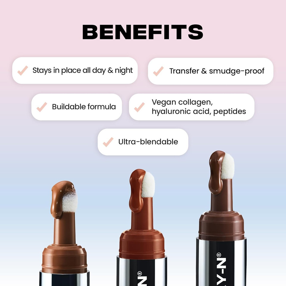 Sacheu Liquid Contour STAY-N Long Wear Bronzer Cream Contour Makeup  Long Lasting, Blendable, & Lightweight Formula  Vegan & Cruelty-free, Giving Boss